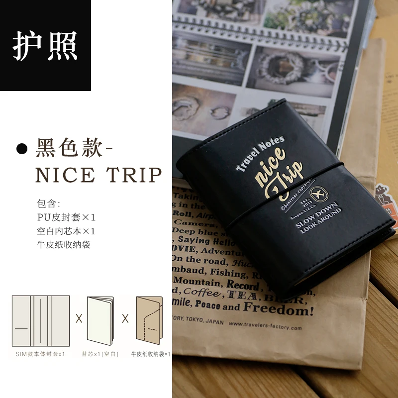 

Ретро блокнот Fromthenon TRAVEL SIM