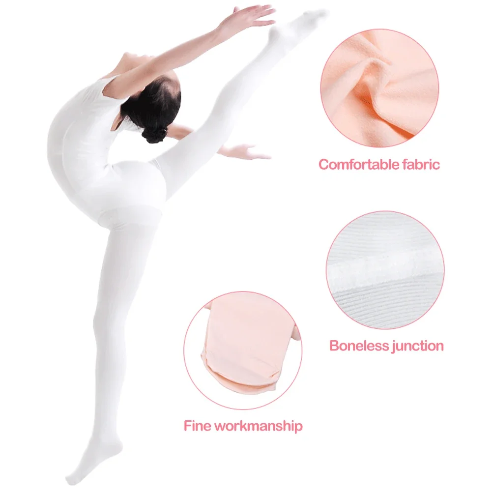 Детские танцевальные носки 80D/90D колготки для девочек тренировочный костюм