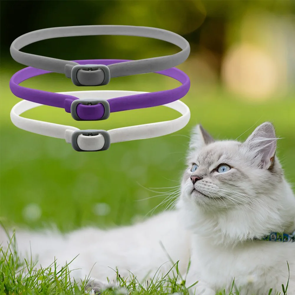 

Pet Dog Cat Calming Collar Soothing Collar to Reduce Anxiety within Lavender Essential Oil and Cat Face Pheromone Pets Supplies