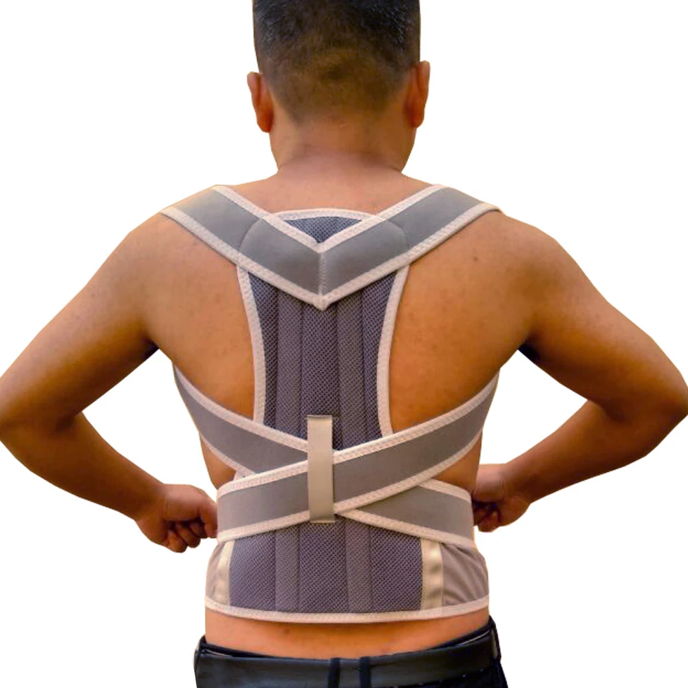 

36.5CM Keel Shoulder Upper Back Pain Support Orthotics Humpback Girdle Posture Corrector Brace Belt Health Care Adult Children