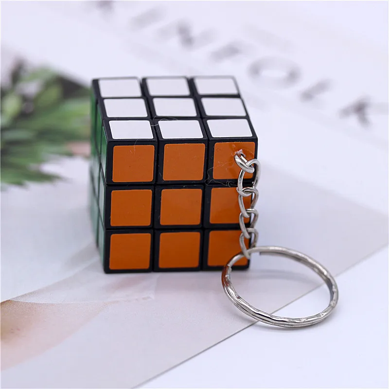 Необычный брелок для ключей в виде магического куба женщин и мужчин маленькие