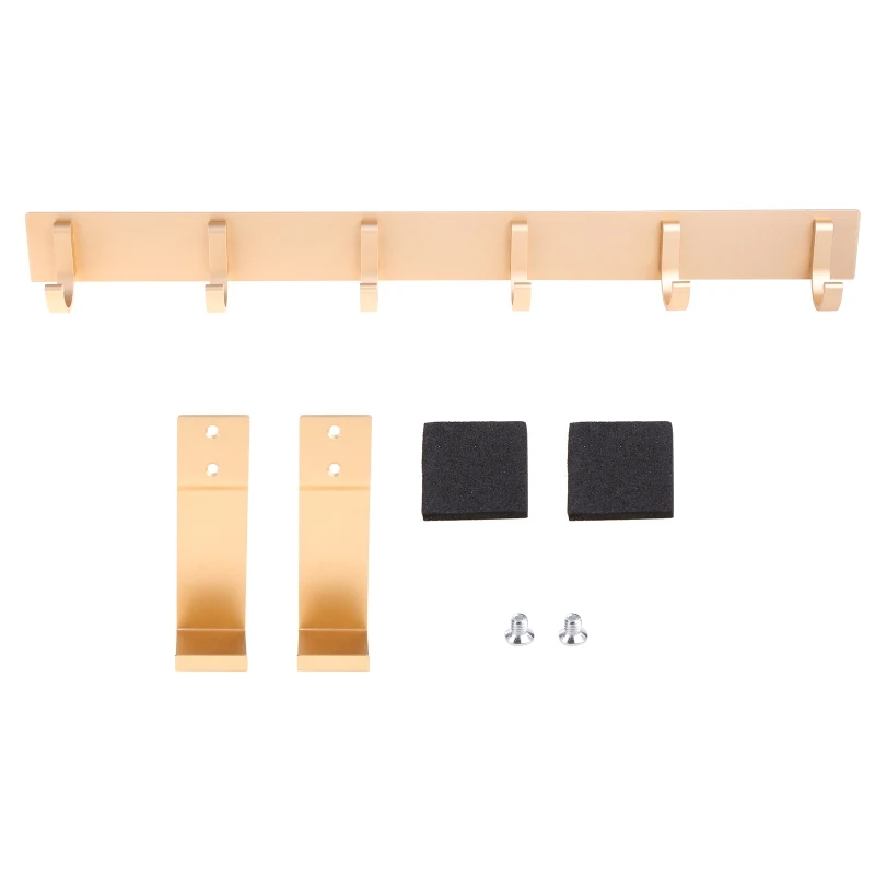 

Over the Door 6 Hooks Home Bathroom Organizer Rack Clothes Coat Hat Towel Bag Robe Hanger Storage Holder Kitchen Accessories