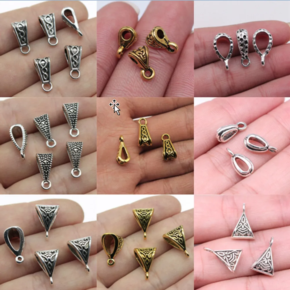 

Jewelry Findings Components Beads Bails For Bracelets Charm Pendant