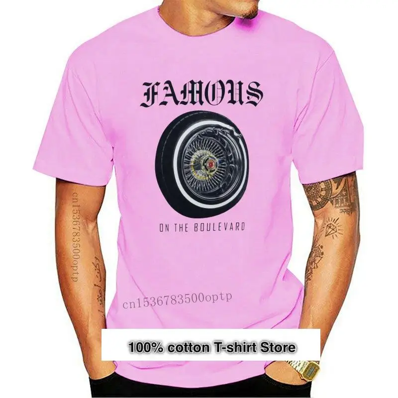 

Ropa para hombre, camisetas Famosa con estrellas y correas en el bulevar, blancas, S, M, L, XL, 2XL, 3XL