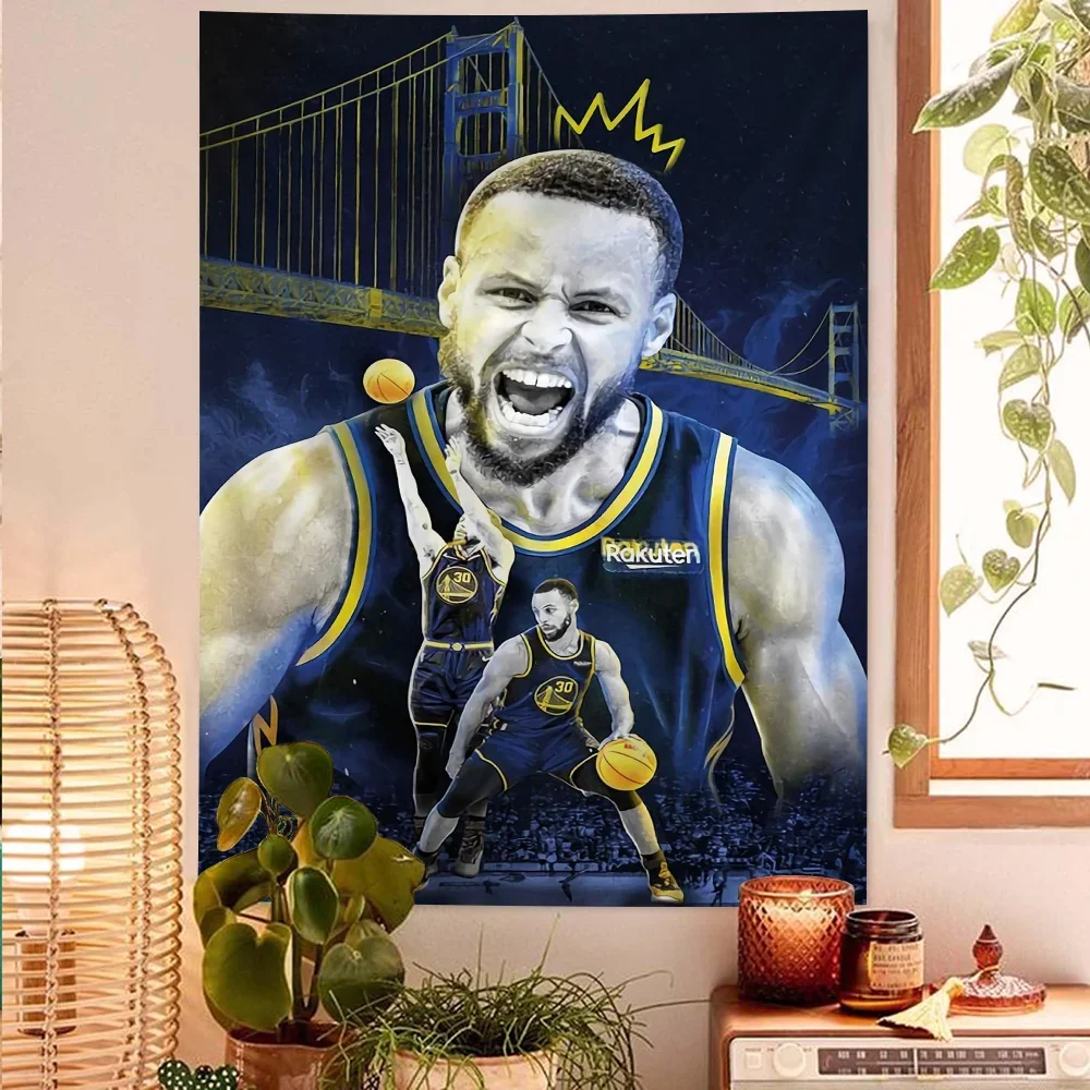 Горячий баскетболист красочный гобелен настенный хиппи цветок настенные ковры