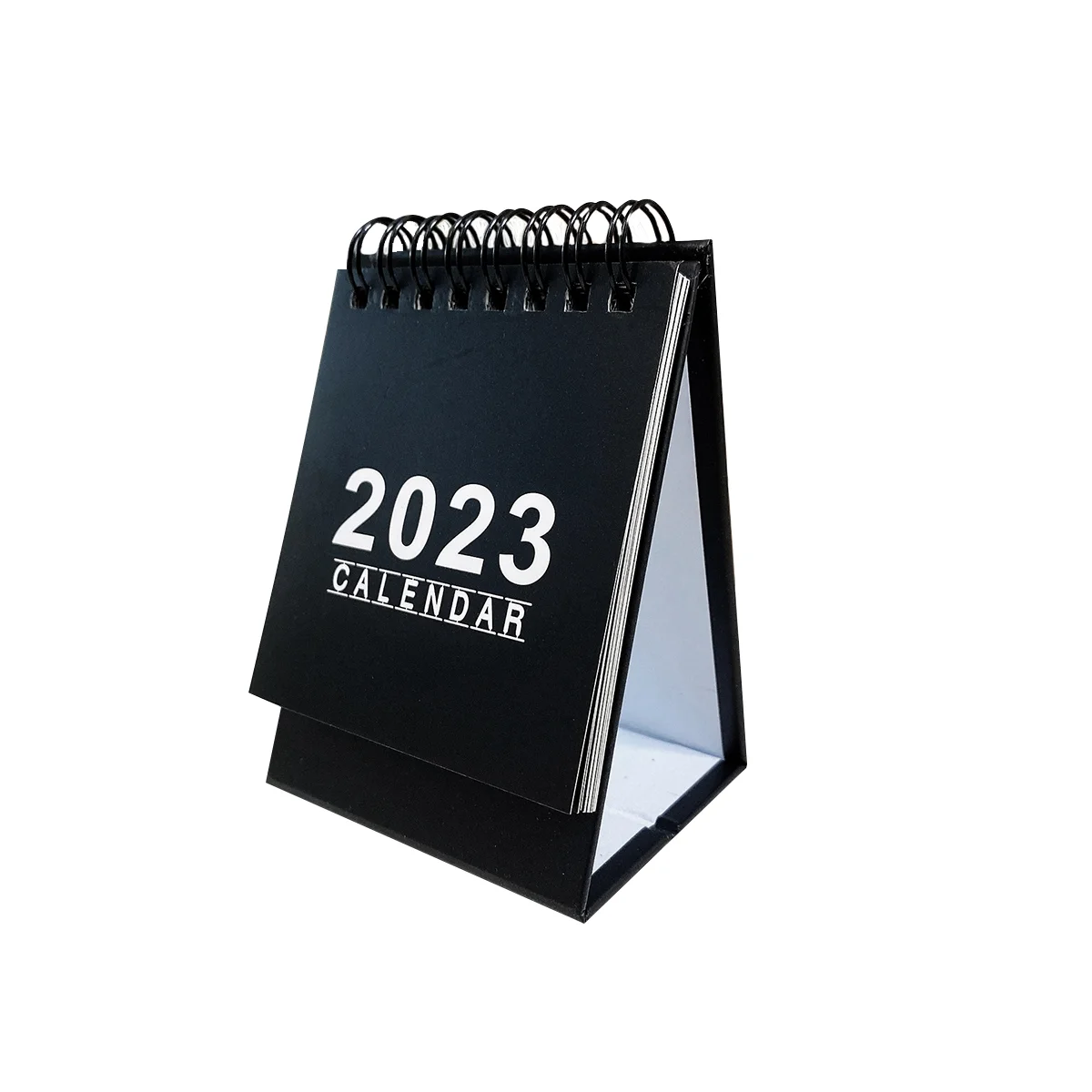 

10Pcs Mini Desk Calendar 2023 Runs From Now Until December 2023, 105X76Mm Small Standing Desk Calendars for Gifts(Black)