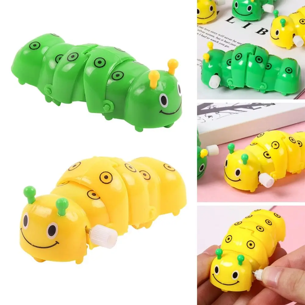 

Пластиковая гусеница 4 шт., заводная игрушка, Веселая игра, обучающая игрушка, случайный цвет, мультяшный червь, винтажные заводные игрушки для детей