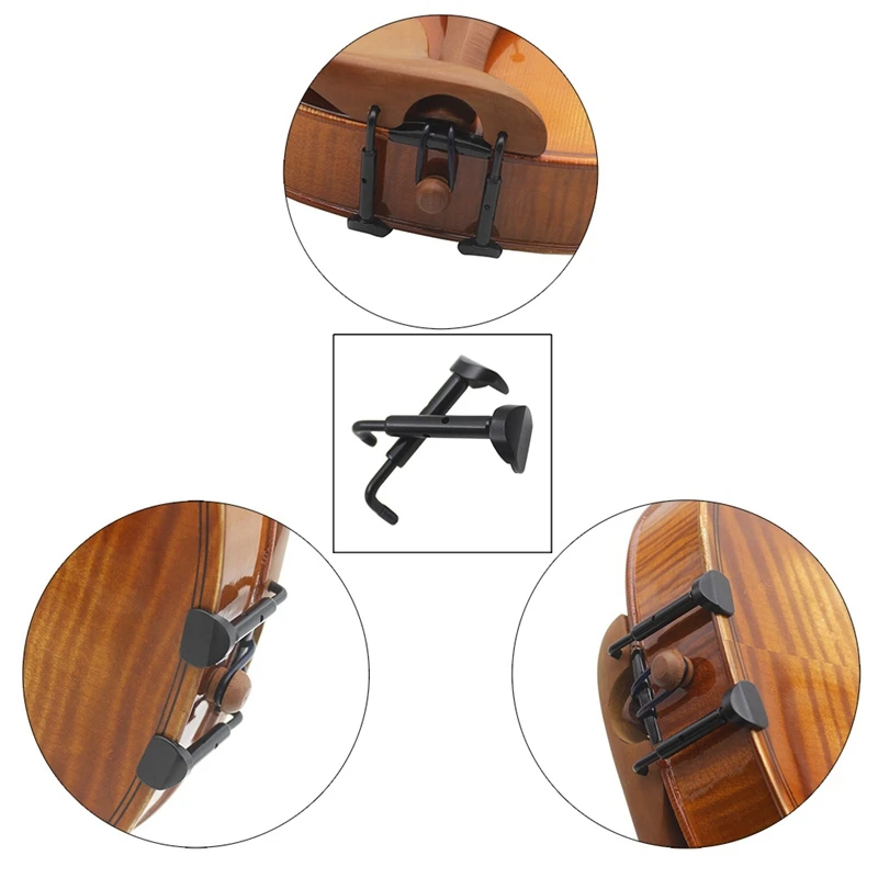 1 пара съемных зажимов для подбородка скрипки размером 4/4 3/4