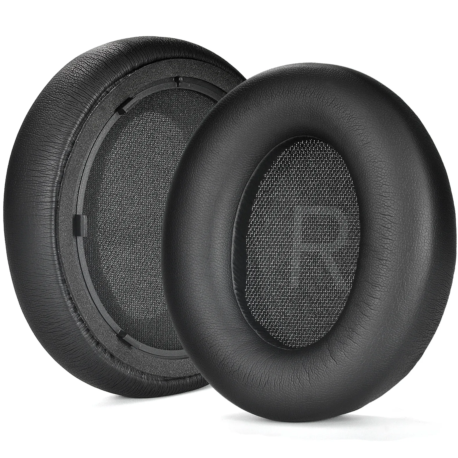 

Black Protein Skin Ear Pads For Anker Space Q45 Headphones Memory Foam Cover High Quality Earpads 7.05