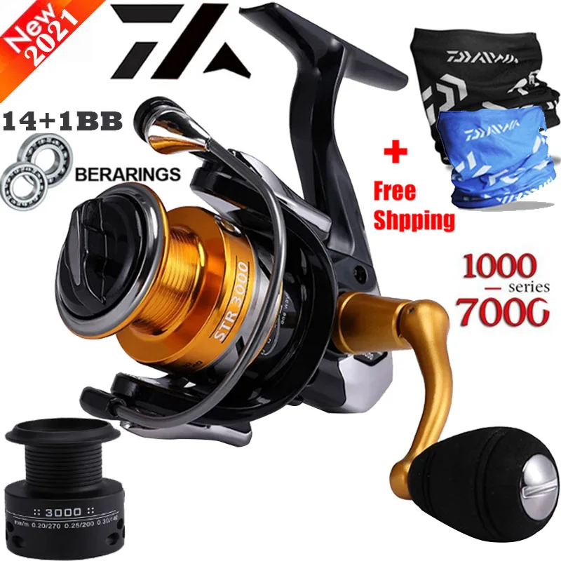 

STR1000-7000 New Carp High-quality 25kg Drag force No gaps 25kg Max Drag 5.2:1 Metal Fishing Reel Spinning Reel