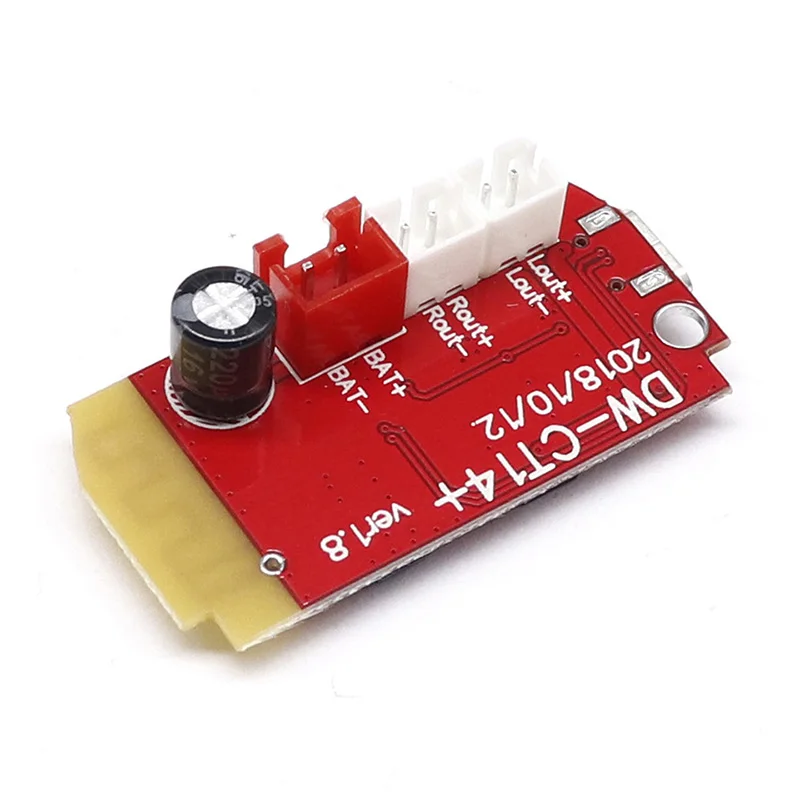 Плата цифрового усилителя звука DC 3 7 в 5 В Вт двойная плата DIY Bluetooth динамик
