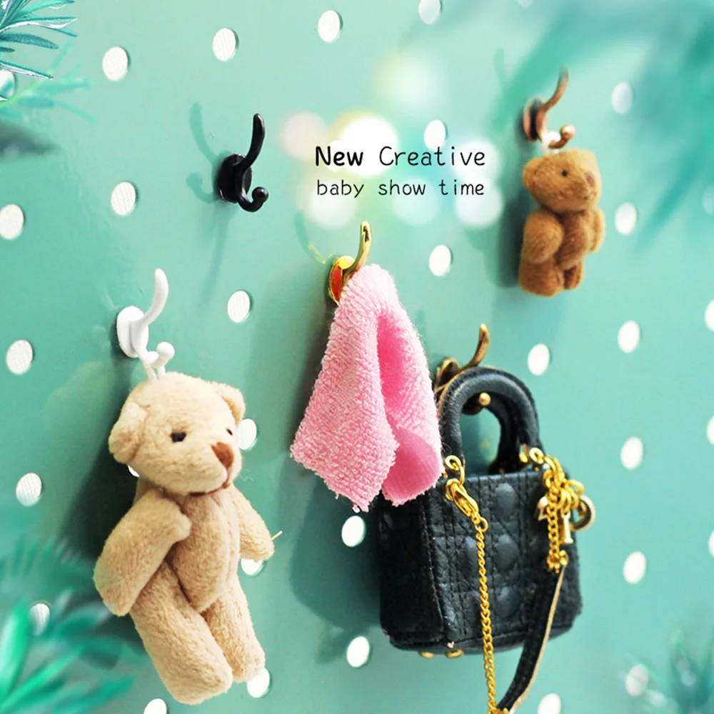 5 шт. миниатюрный настенный крючок для кукольного домика модель реквизит Декор