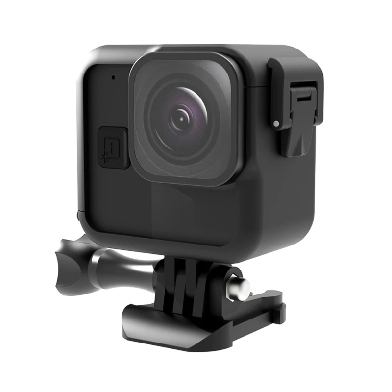 

Черный чехол для мини-камеры GoPro Hero 11, защитная рамка из АБС-пластика с базовым кронштейном, защитный чехол для камеры