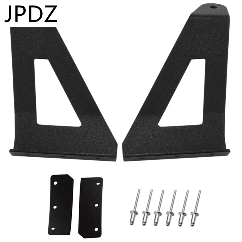 

Upper Windshield Roof 52Inch Curved LED Light Bar Mounting Brackets Kit for 2004-2014 Ford F-150