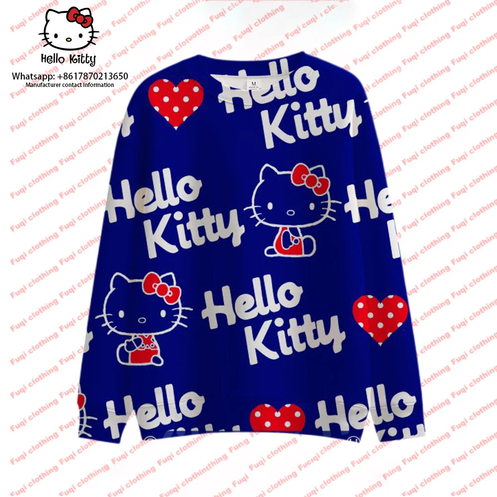 

Женский свитшот с длинным рукавом и мультяшным принтом, y2k