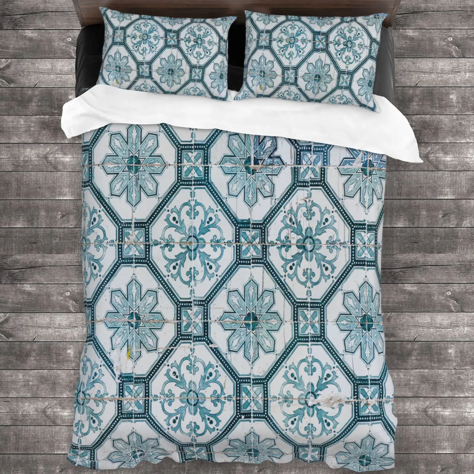 

Fashion Bedding Set 2/3pcs Patterns 3D Digital Luxury Printing Duvet Cover Sets 1 Quilt Cover + 1/2 Pillowcases US/EU/AU Size9