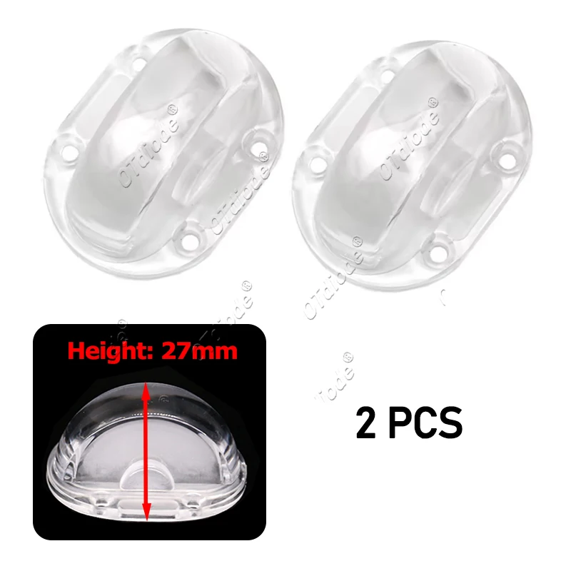 

2 шт. светодиодные линзы OTdiode 54x40 мм прозрачные