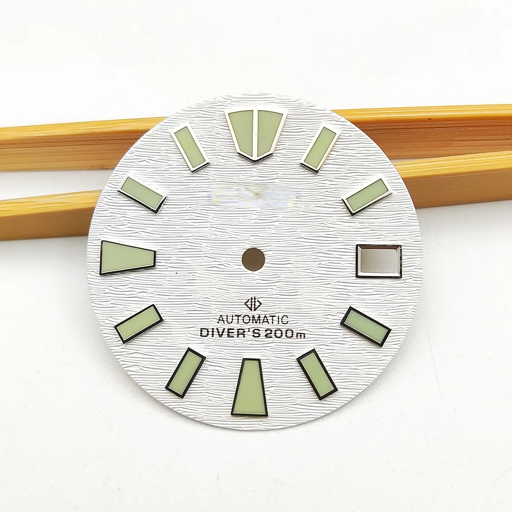 S 28.5mm Watch Dial Marine Abalone Literally Luminous Dial Fit Japan NH35 NH36 4R 7S Automatic Movement Men Watch Accessories