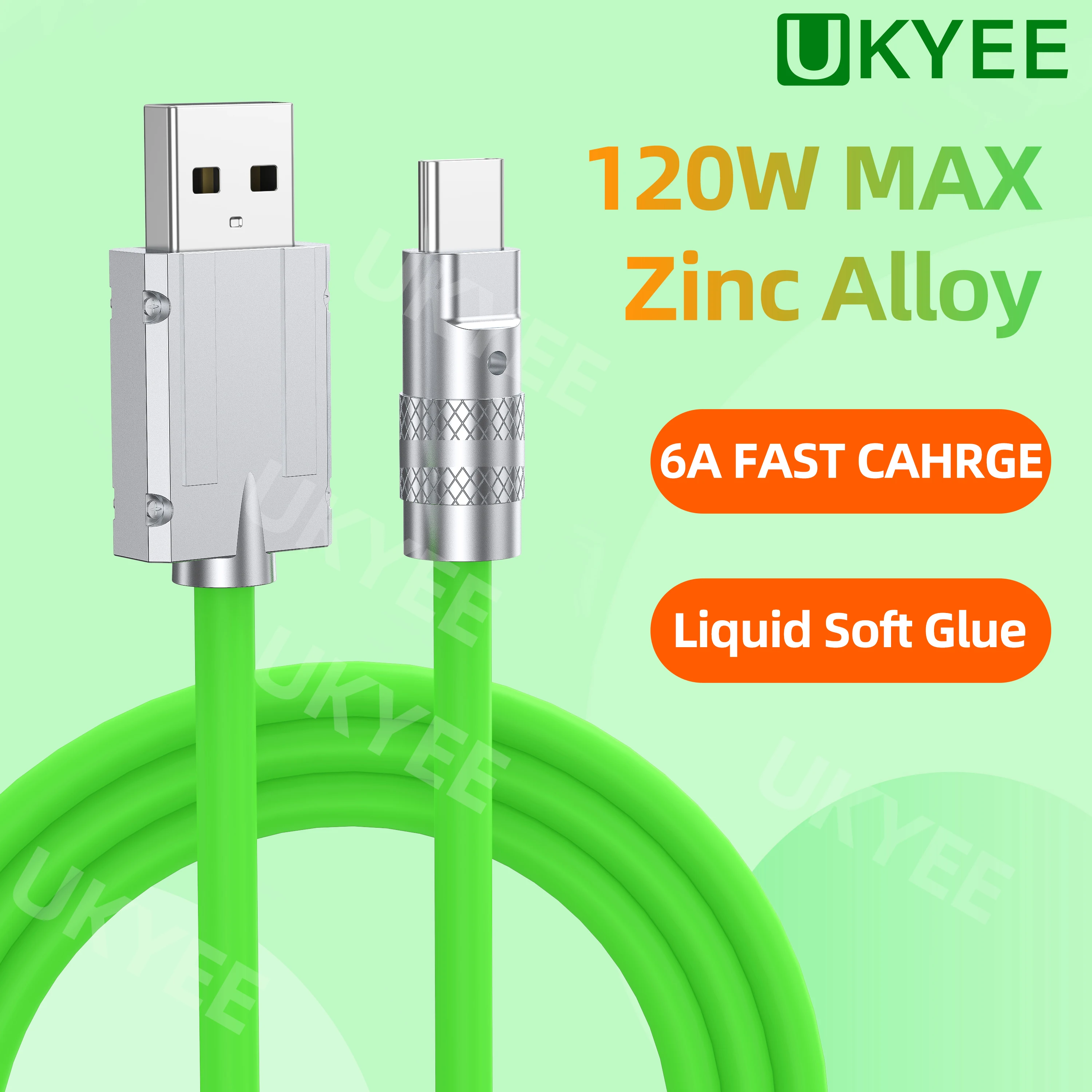 

Супербыстрый зарядный Usb-кабель 120 Вт, 6 А, Тип C, жидкий силиконовый кабель для Samsung, Xiaomi, Huawei, iPhone 14, 13, ProMax, 120 Вт со светодиодом