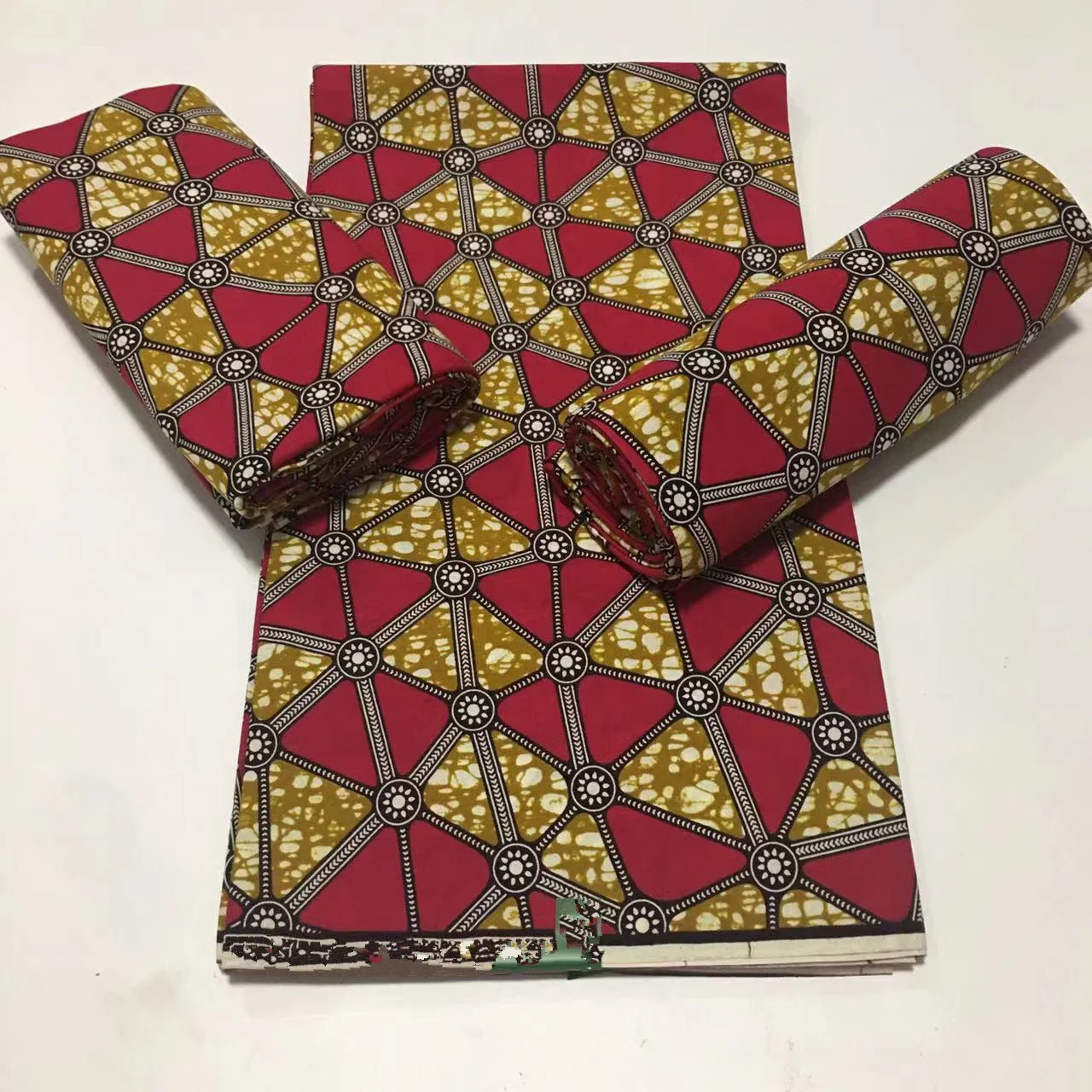 

Africa Ankara Printing Wax Patchwork Fabric 100% Cotton Real Cloth Sewing Dress Crafts DIY Material Tissu Top Quality 6 yard