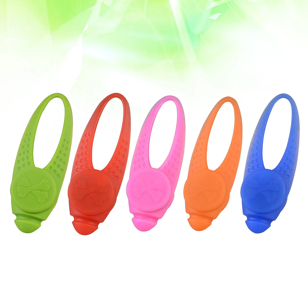 

Glow The Dark Dog Collars Silicone Dog Collar Pet LED Collars Dogs Dog Light Collar Clip Dog Night Light