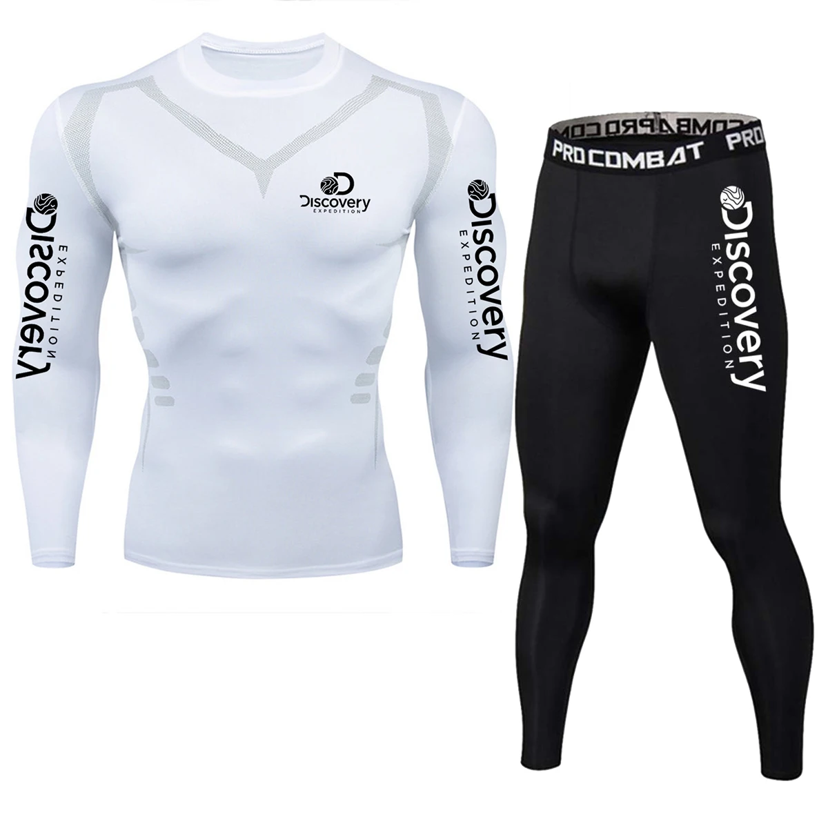 Men's Compression Sportswear Suits Gym Tights Training Clothes Workout Jogging Sports Set Running Rashguard Tracksuit For Men