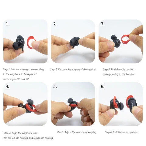 Силиконовые насадки для ушей Bose QuietComfort, 5 пар, беспроводные наушники-вкладыши, противоскользящий чехол, насадки для ушей, аксессуары для наушников