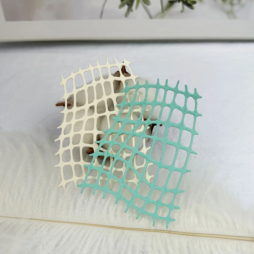 

Fishnet Cutting Dies Scrapbooking New 2023 Troqueles DIY Mold Metal Die Cut Stencil Photo Album Paper Cards Decorative Crafts