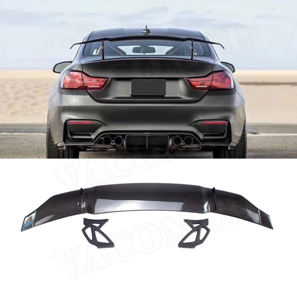VACOMUL Carbon Fiber Rear Spoiler Boot Tail Wings for BMW M2 E92 F80 M3 F82 M4 M5 M6 Sedan Car V Style Racing GT FRP