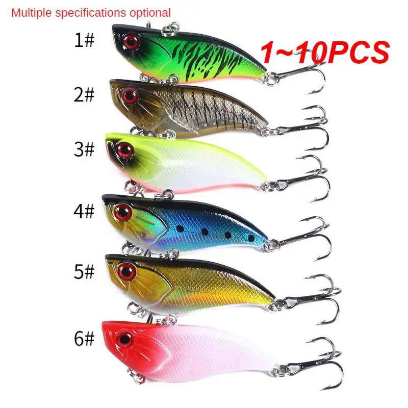

1~10PCS Luya Bait With Ring Beads Beak Bass Bait Fluorescence Scissor Soft Bait Fishing Lure Accessories