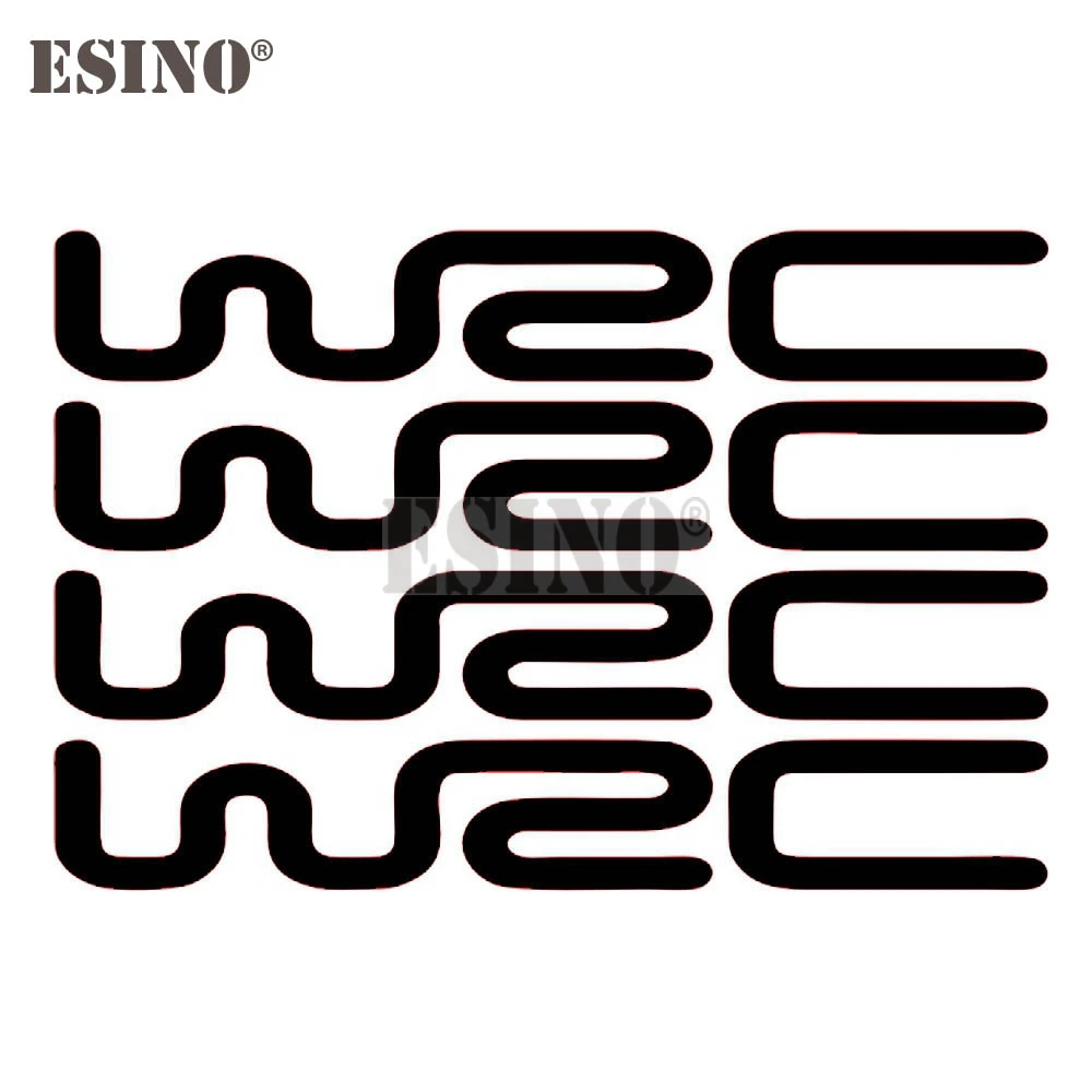 

4 x универсальные модные автомобильные декоративные наклейки WRC, ПВХ резьба, ручки кузова автомобиля, наклейки, узор, виниловая пленка