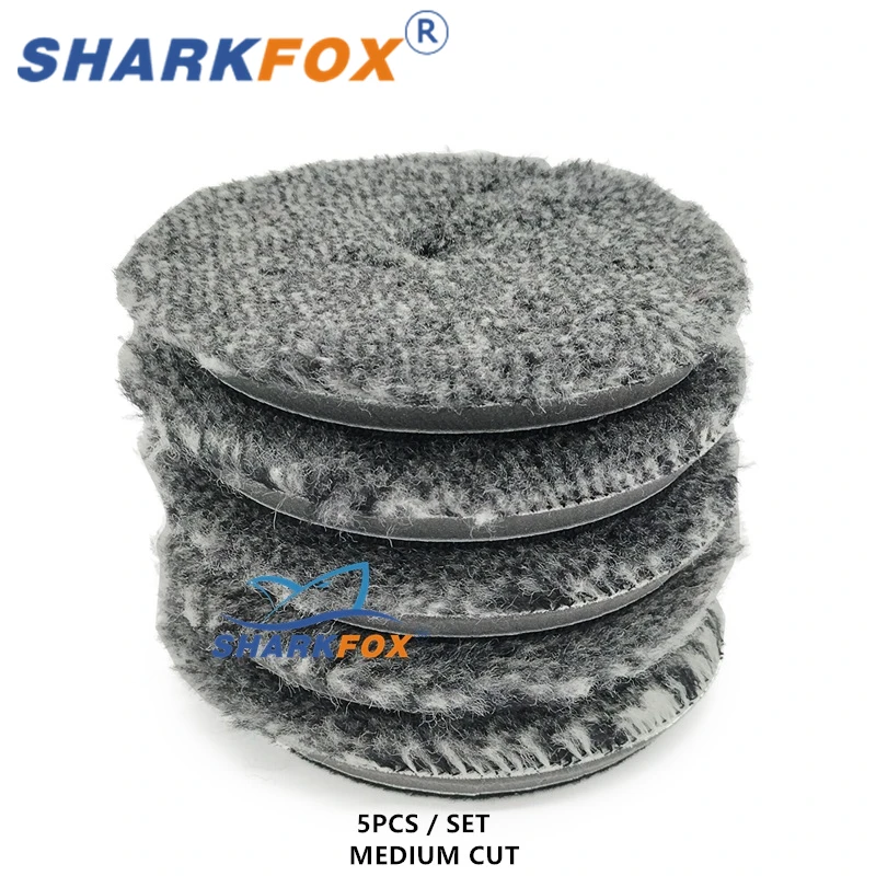 

Sharkfox 5/6 дюймов высокая плотность ягнят шерстяная полировальная подушечка для полировки шерстяная полировальная подушечка для полировки автомобиля шерстяная подушечка