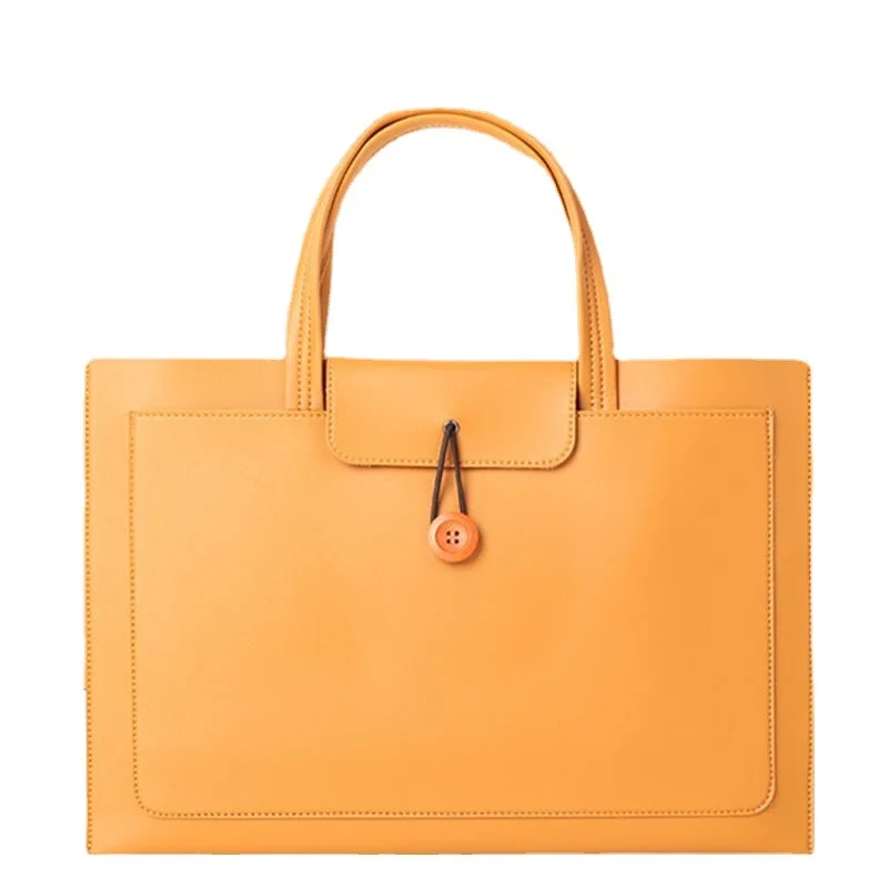 

Bag Color Student Waterproof Liner Business Simple Tablet Laptop Bag Portable Travel Official 13/14'' Document Handbag Solid