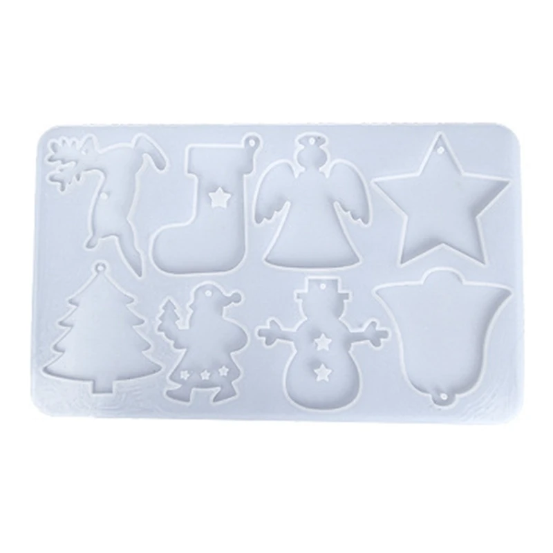 

Christmas Resin Mold for Holiday Ornament Coaster Casting Resin Pendant Molds