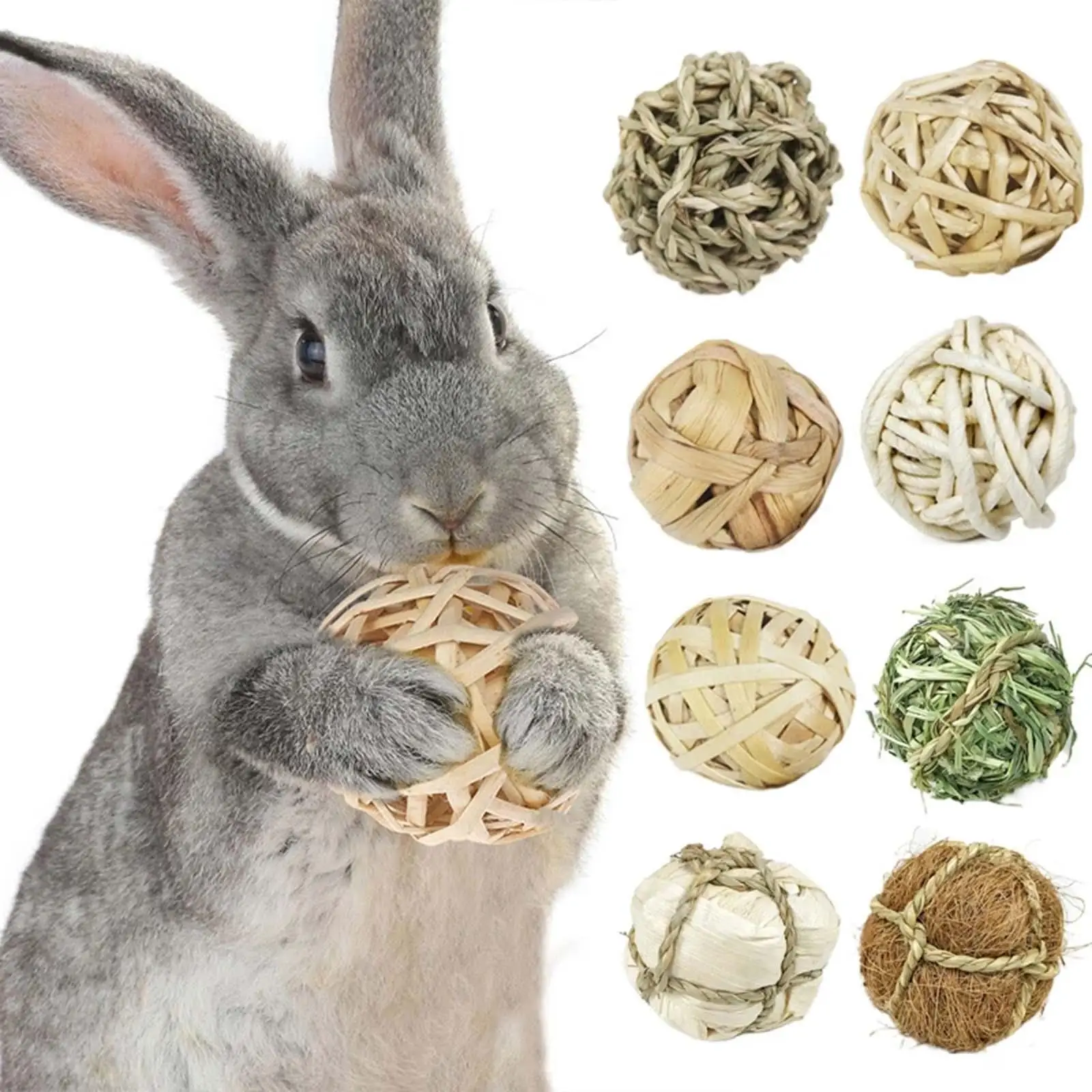 

Натуральный материал, кролик, жевательные травяные шары, молярный шар из травы для кролика, шиншиллы, морские свинки, грызующие игрушки