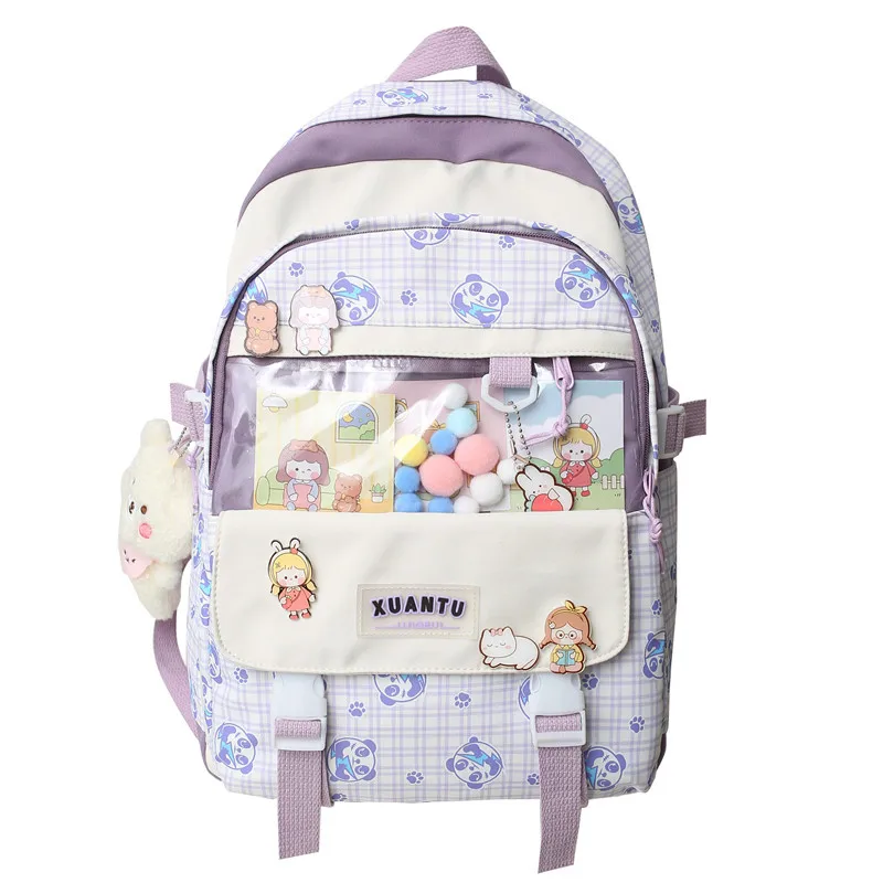 Японский Школьный рюкзак для девочек-подростков женские сумки с несколькими