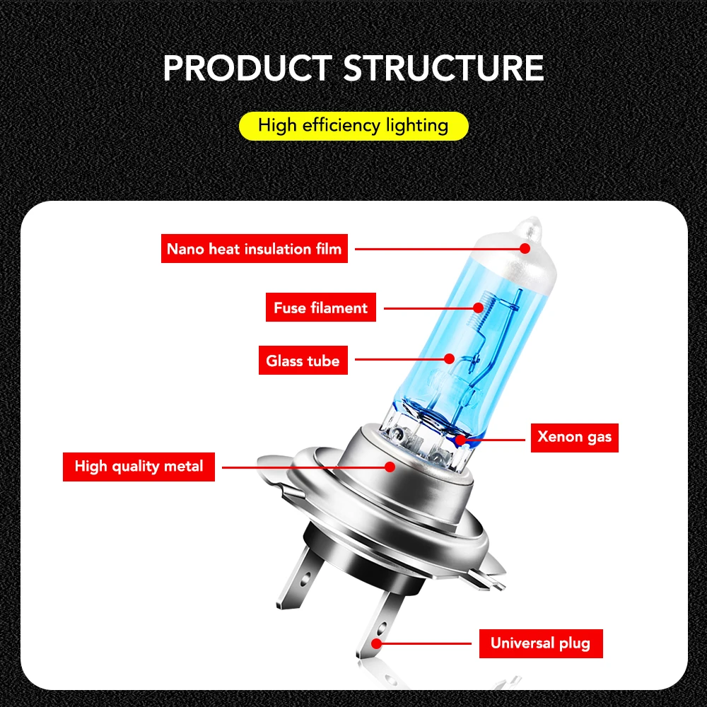 Супер яркие белые Противотуманные фары 2 шт. H7 галогенная лампа для Lada Granta Largus Kalina
