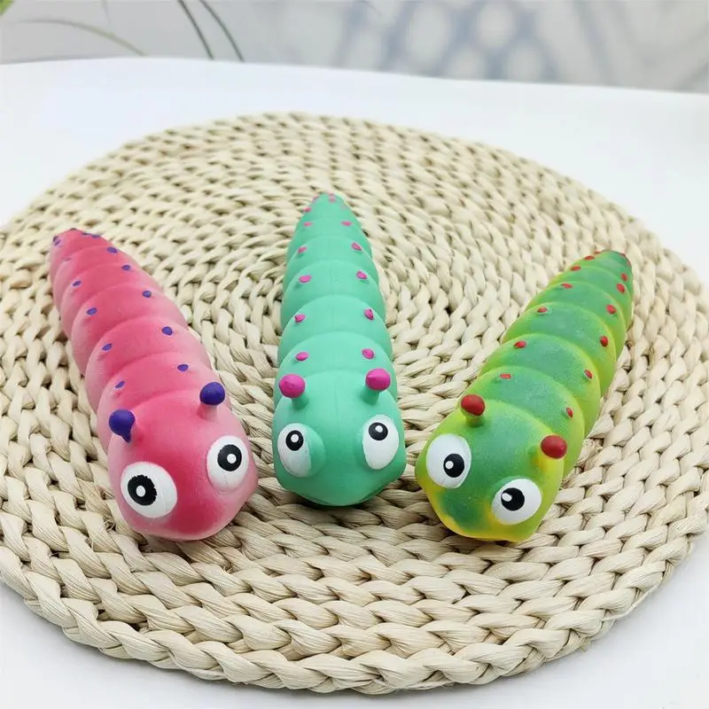 

Caterpillar Squeeze Toy Sensory Pinch Toys Adult Kids Stress Relief Fidget Toy Vent Artifact, Cute Caterpillar Toy for Kids