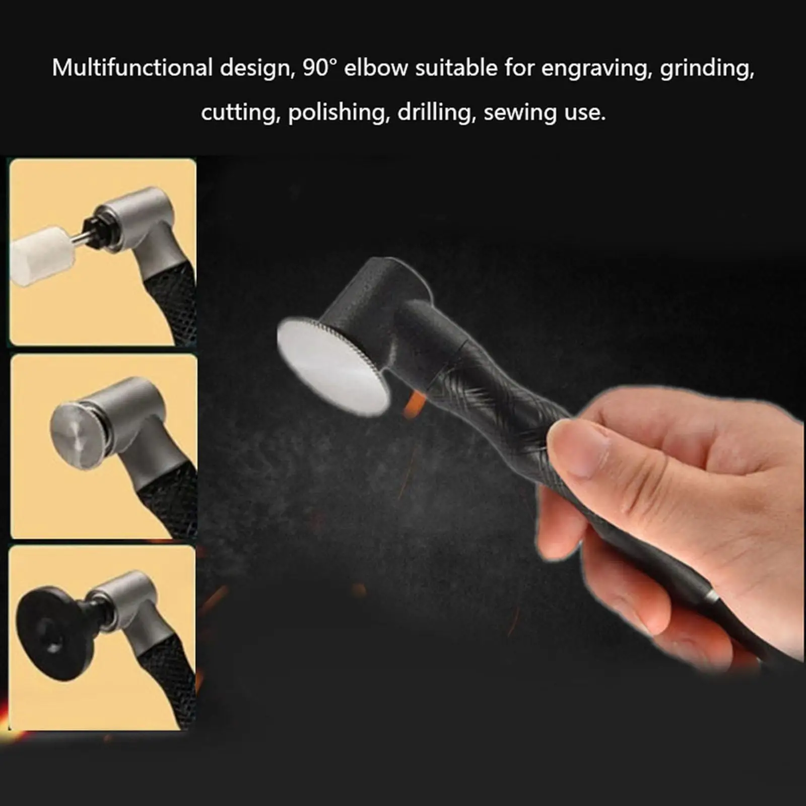 Набор наконечников с углом 90 градусов электрическая шлифовальная ручка мельница