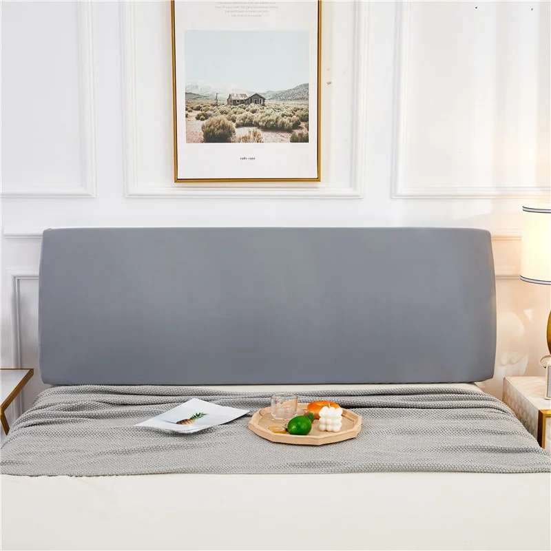 Dustproof Bed Head Cover High Elastic All-inclusive Headboard Home Decor Anti-dirty Back Protective | Дом и сад