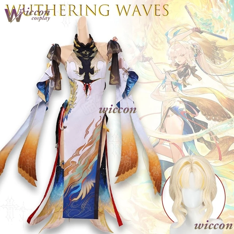 Фото NebulaCloak Костюм для косплея Суисуи из Wuthering Waves, женский костюм игрового персонажа, аниме-костюм - культовый костюм для Comic Con №3