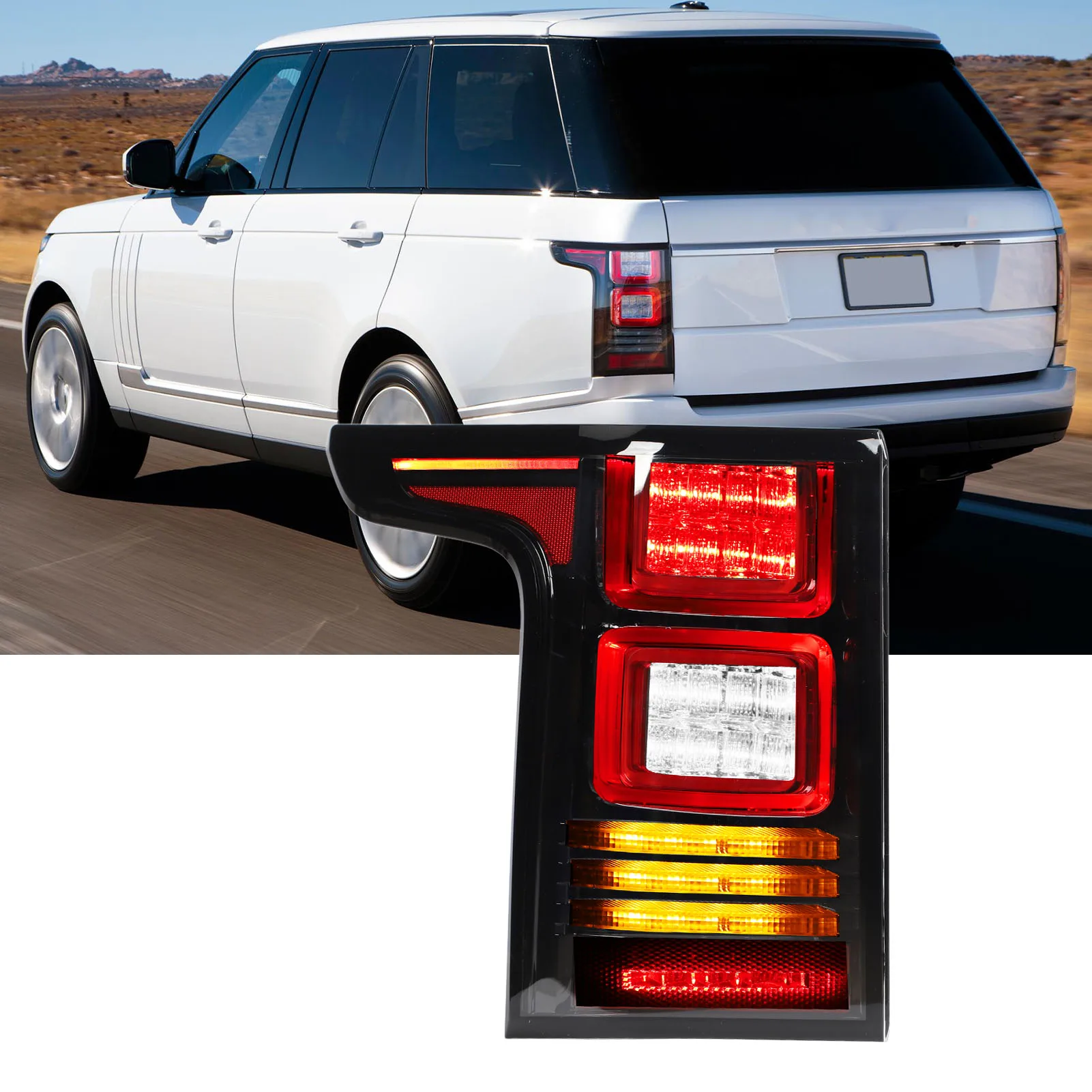 1 шт. левый светодиодный задний фонарь в сборе линза Plug and Play настоящая лампа LR 061584