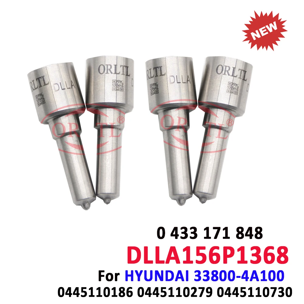 

4-х шт. DLLA156P1368 Насадка-распылитель 0433171848 Авторемонтные комплекты для HYUNDAI 33800-4A100 0445110279 0445110186 0445110730