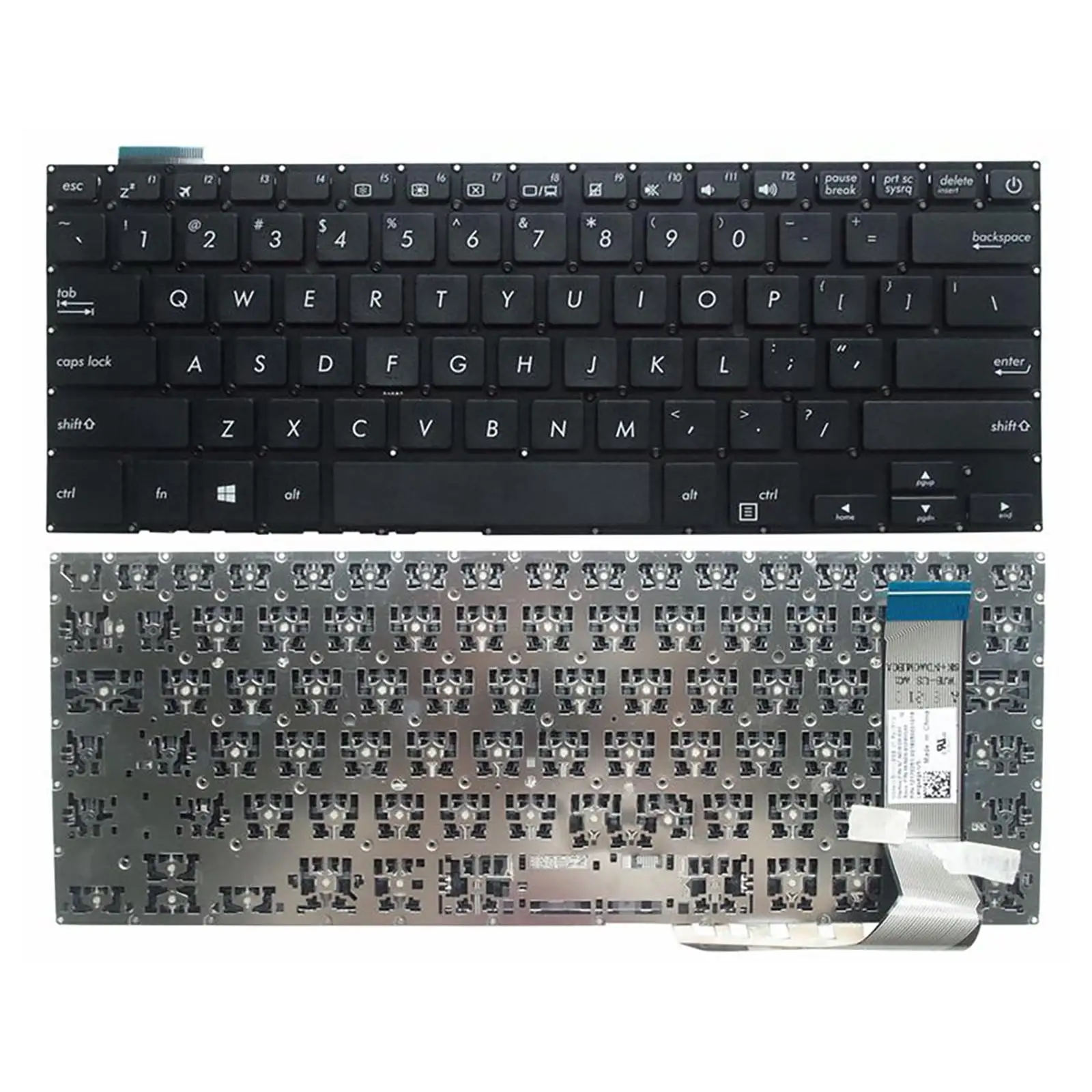 Фото Запасная английская клавиатура для ноутбука ASUS X407M X407UBR A407 (версия для США) №3