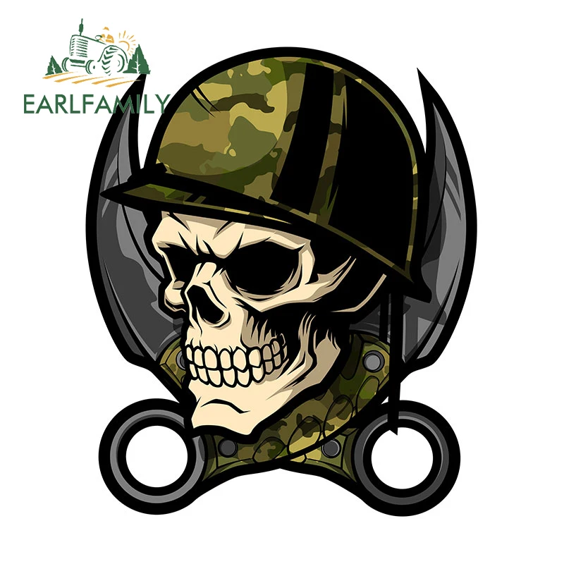 

EARLFAMILY 13cm x 10.8cm for Skull Experiments On Behance Car Stickers JDM Personality Waterproof Occlusion Scratch Decal Trunk