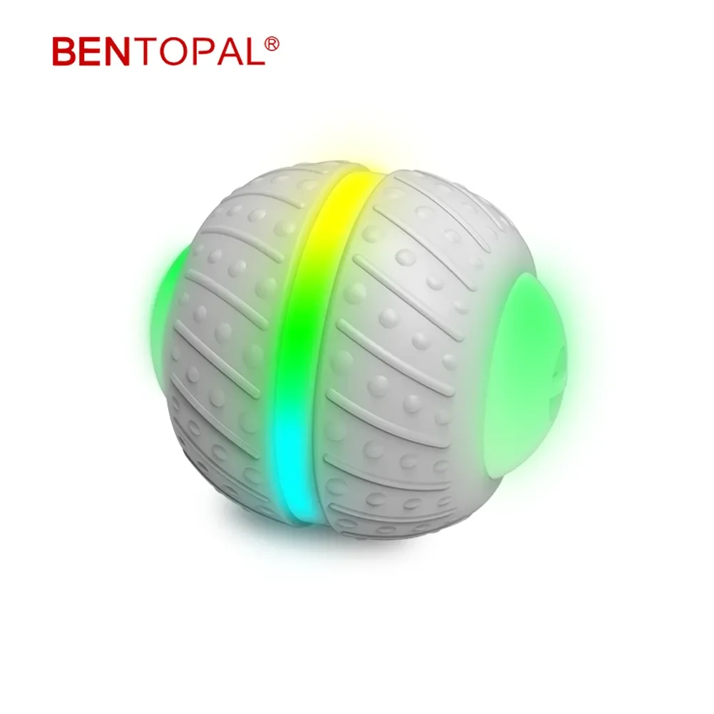

NEW -- Smart Interactive Cat Toy Balls Automatic Interact Rolling Wicked Ball Self Rotating Pet Cat Balls USB Rechargeable