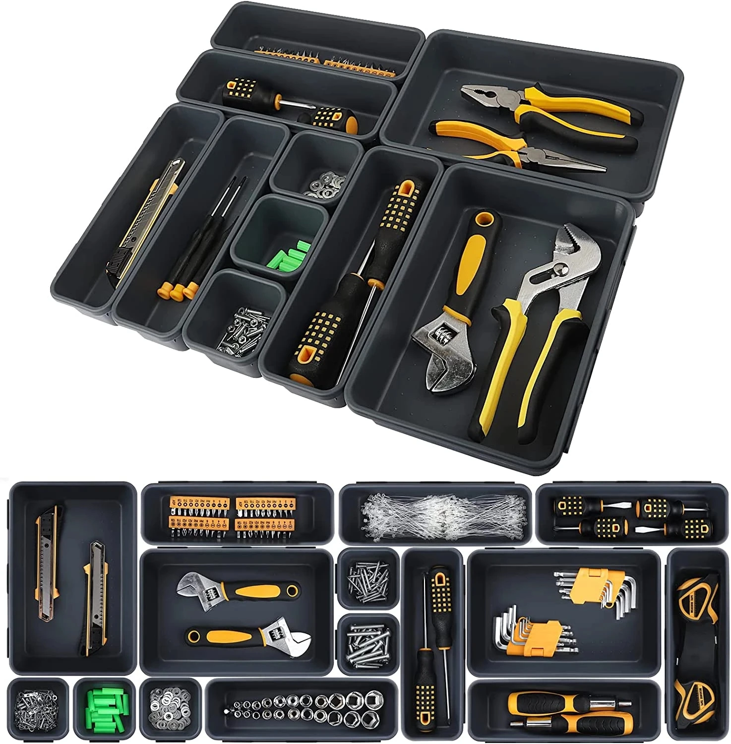 

2023 New Basics Household Tool Kit with Tool Storage Case 142 Piece