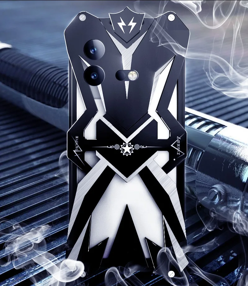 Original Zimon Luxury Thor Heavy Duty Armor Metal Aluminum Mobile Phone Case Covers For VIVO X50 Pro Plus Cover Cases