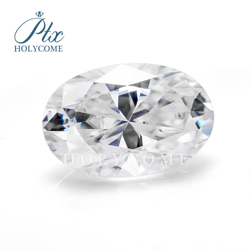 Holycome Certificated Moissanite DEF VVS1 Hot Sale Oval Brilliant Cut Factory Price Loose Supplier GRA Grobal |