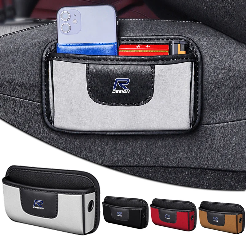 Автомобильное хранилище и отделка кожаный ящик для хранения сидений Volvo R Design RDesign